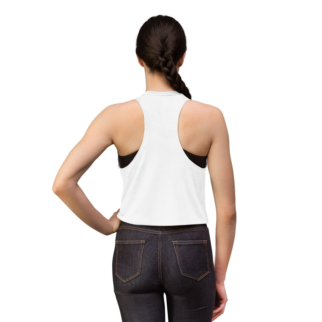 Nordic Regalia Logo Crop Top — Women's Viking Sword Emblem Tank