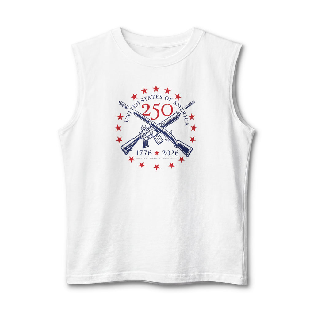 250th Anniversary Rifle Crest - Muscle Shirt