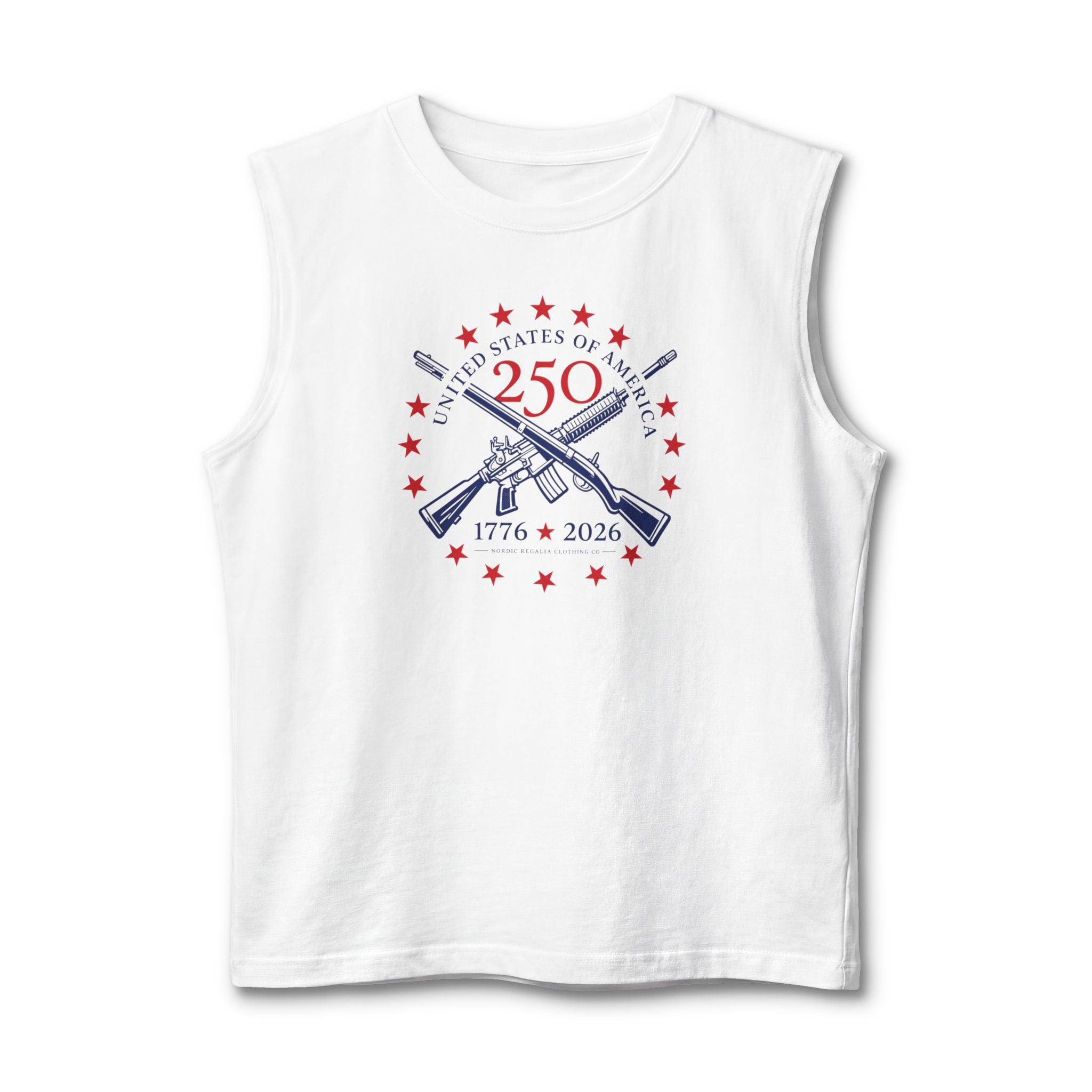 250th Anniversary Rifle Crest - Muscle Shirt