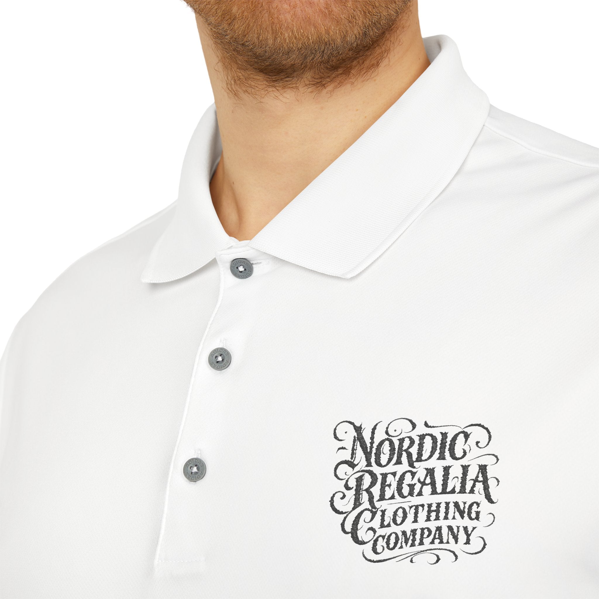 Tattoo font Adidas Golf Polo