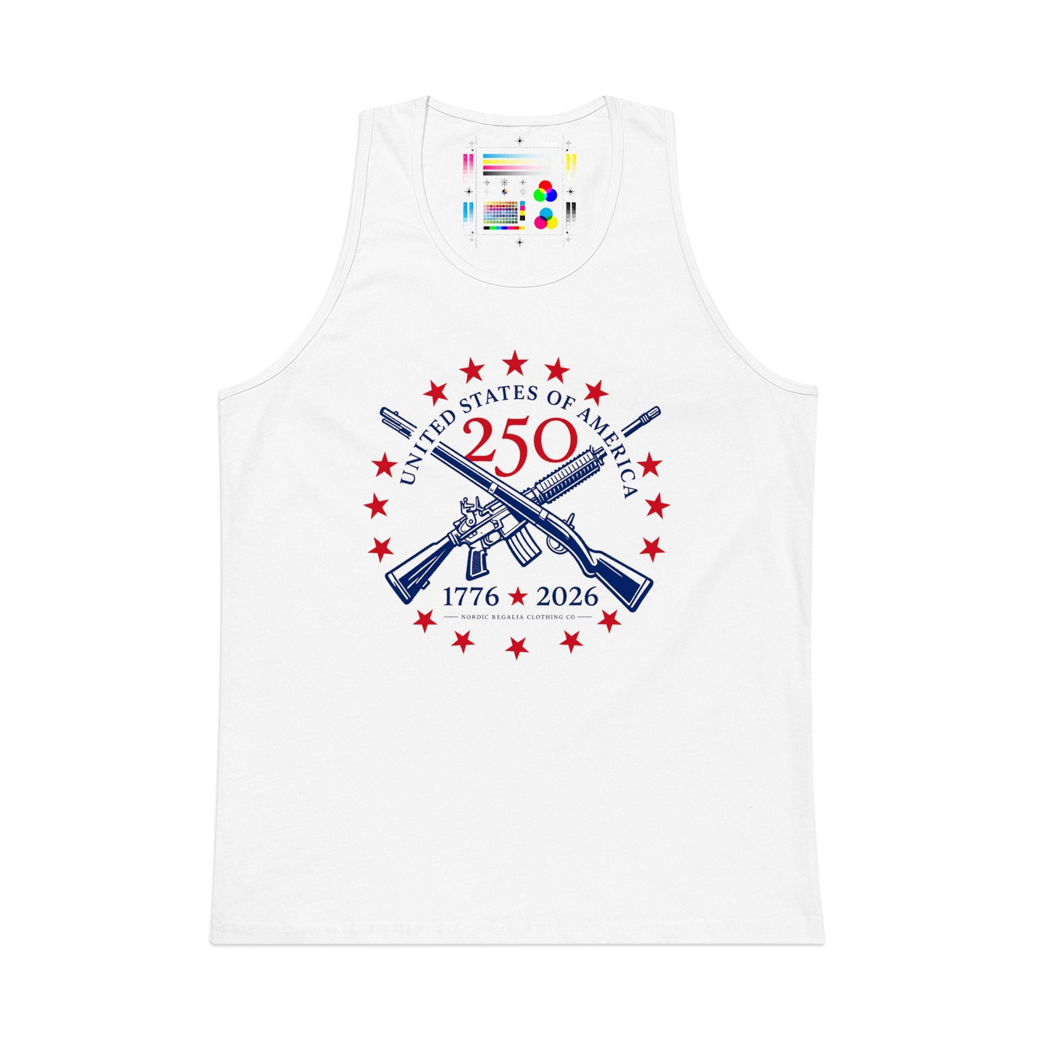 250th Anniversary Rifle Crest - Tank Top