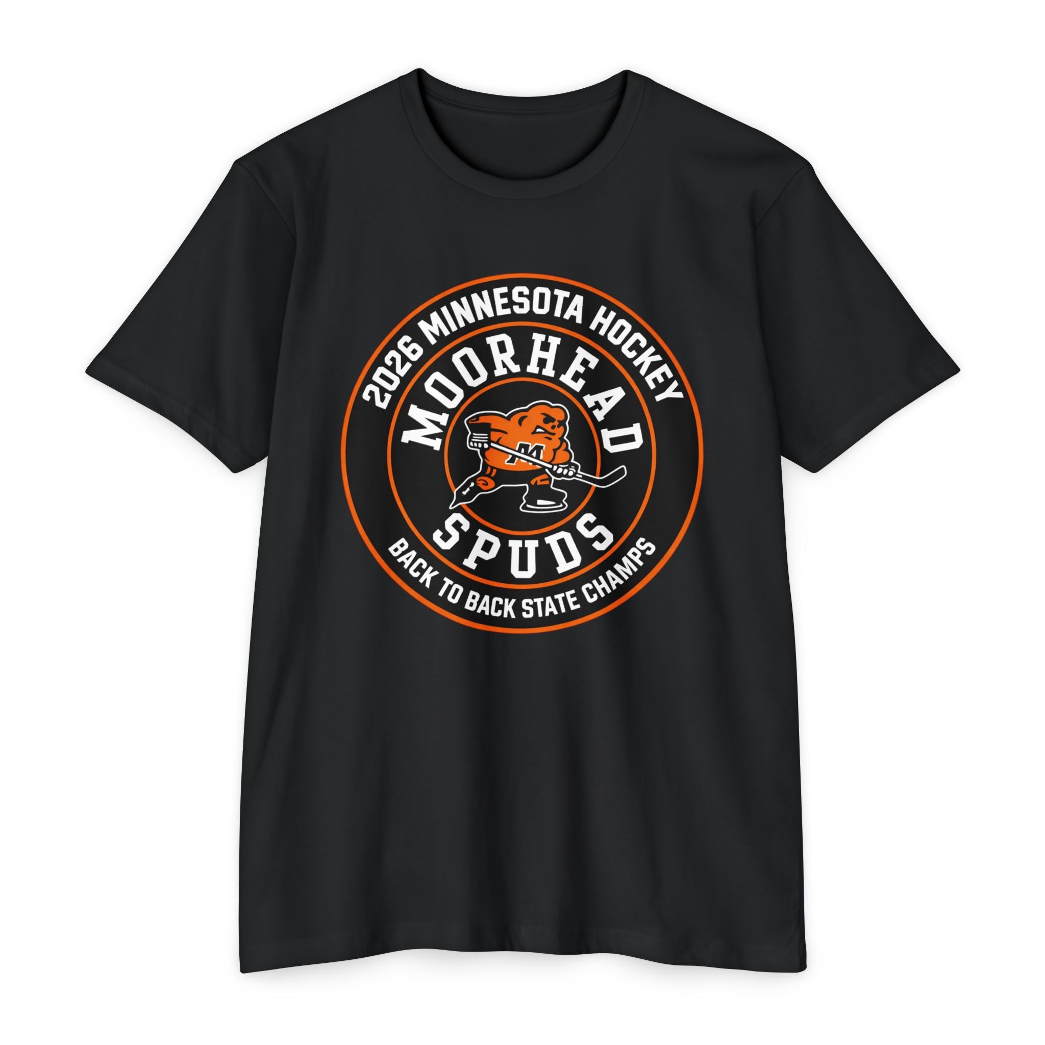 Moorhead Spuds 2026 Minnesota Hockey State Champs T-Shirt