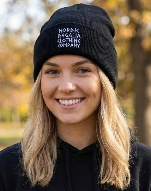 Embroidered Cuffed Beanie