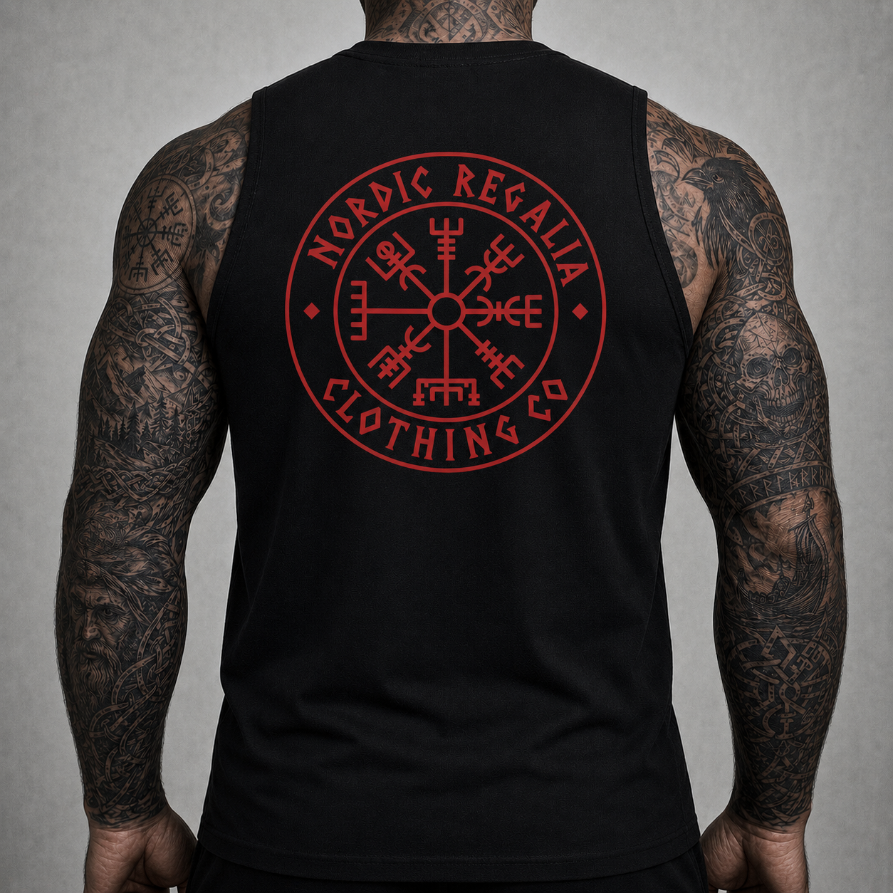 Nordic Vegvisir Sleeveless Tee