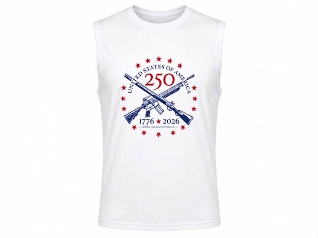 250th Anniversary Rifle Crest - Muscle Shirt