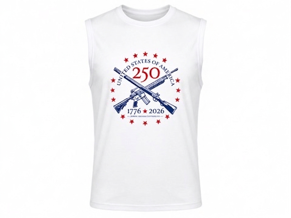 250th Anniversary Rifle Crest - Muscle Shirt