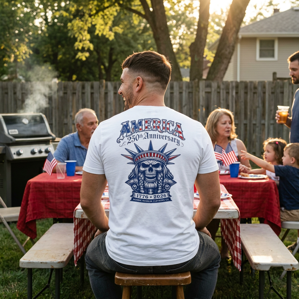 250th Patriotic Skull Tee