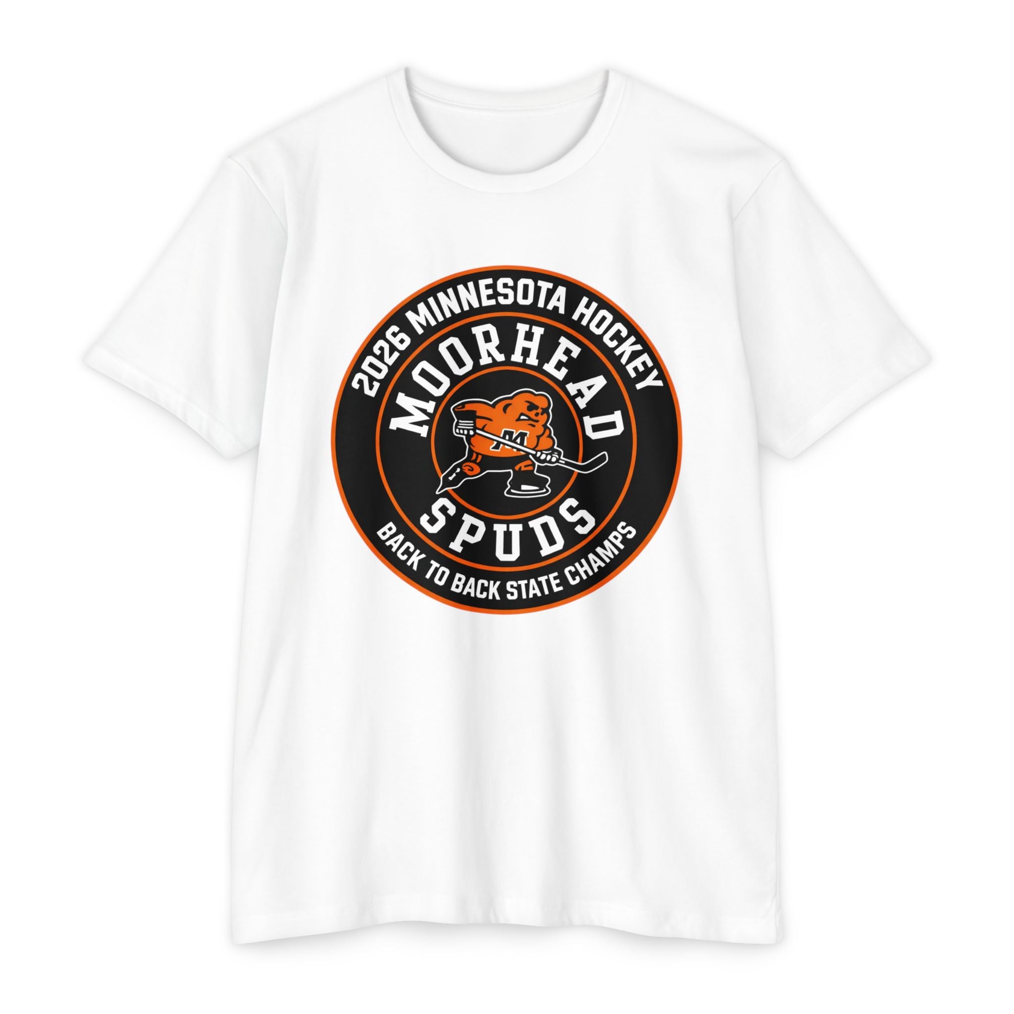 Moorhead Spuds 2026 Minnesota Hockey State Champs T-Shirt