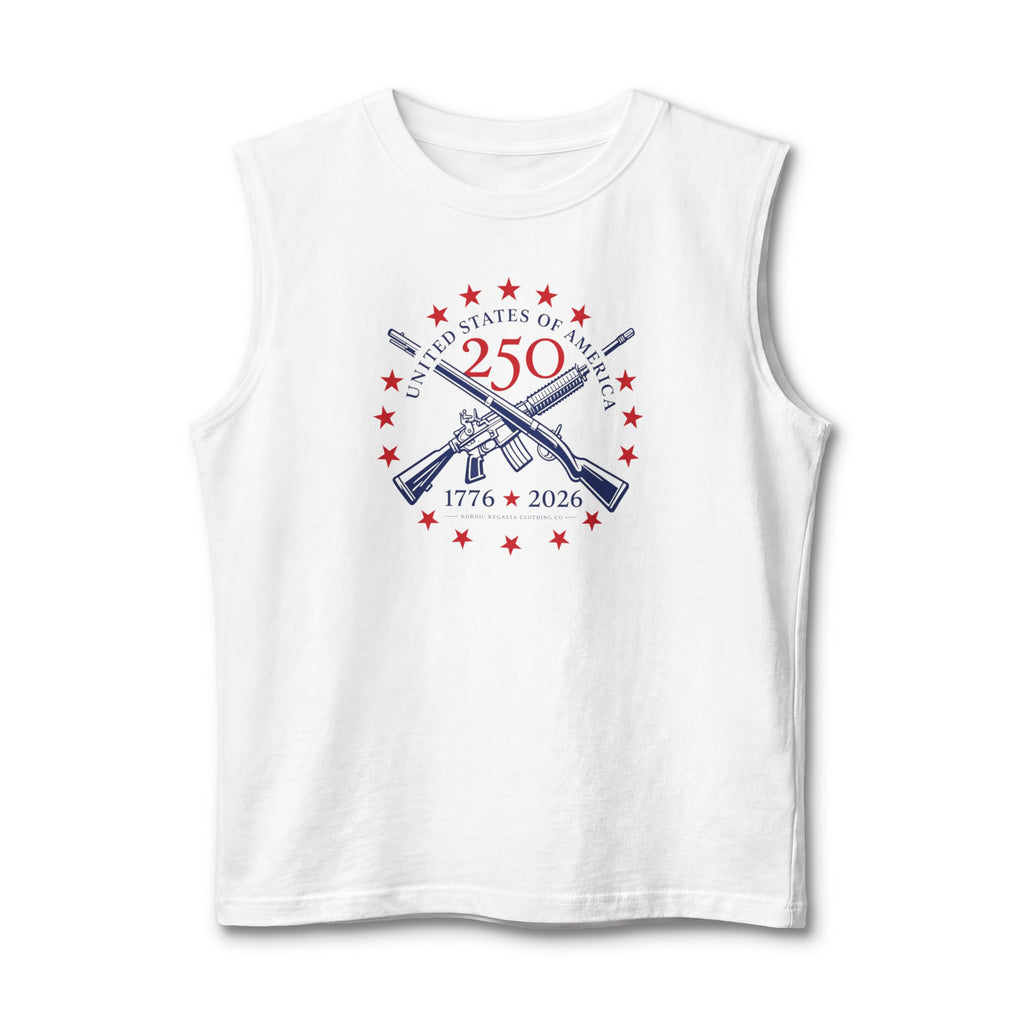 250th Anniversary Rifle Crest - Muscle Shirt