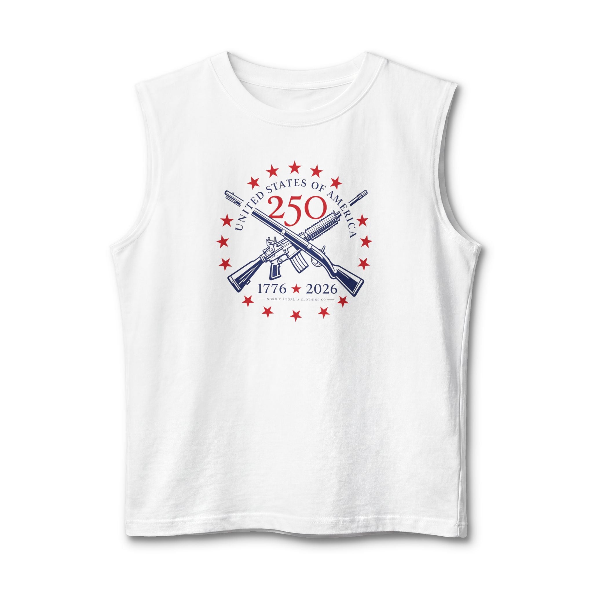 250th Anniversary Rifle Crest - Muscle Shirt